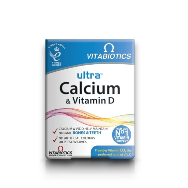 Vitabiotics Ultra Calcium & Vitamin D Tablets | 30