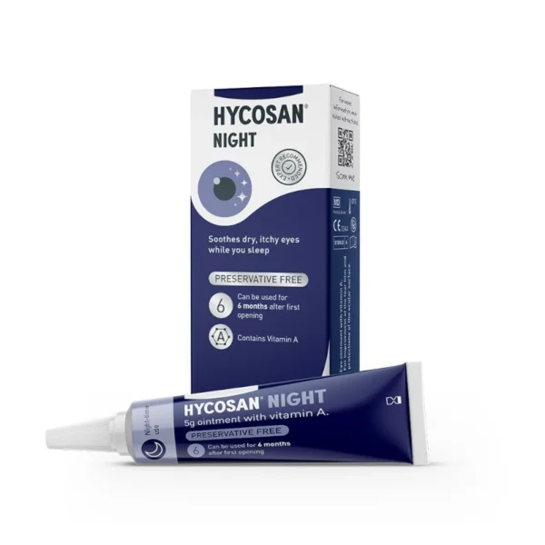 Hycosan Night Preservative Free Eye Ointment 5g