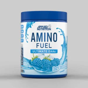 Applied Nutrition Amino Fuel Icy Blue Raz - 11g of amino acids per serving, including 9g EAAs and 6g BCAAs, in a refreshing blue raspberry flavor