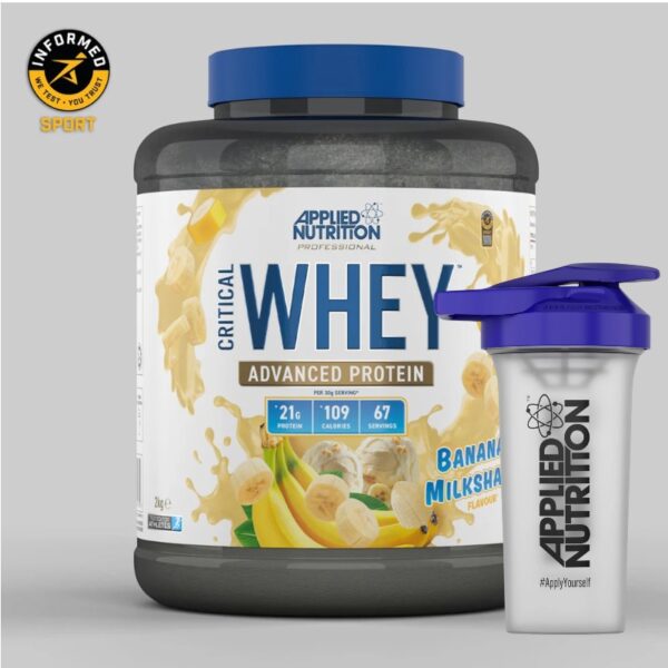 Applied Nutrition Critical Whey | 2kg + FREE SHAKER!