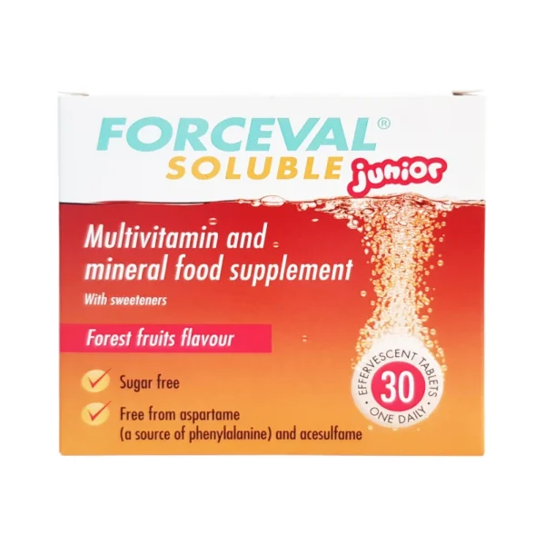 Forceval Multivitamin Soluble Junior | 30 Tablets